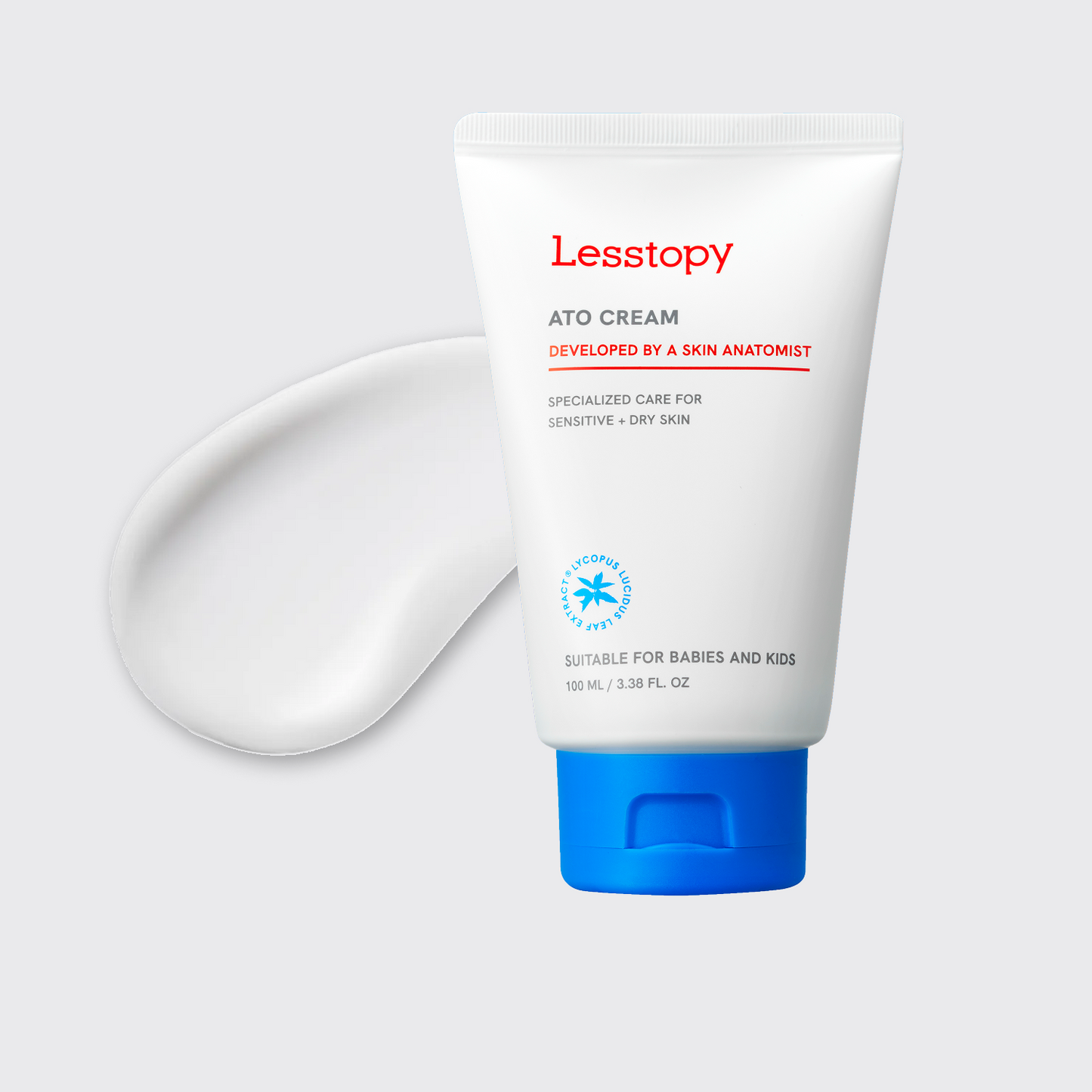 Lesstopy ATO Cream for Kids - Organic, Eczema & Sensitive Skin Care