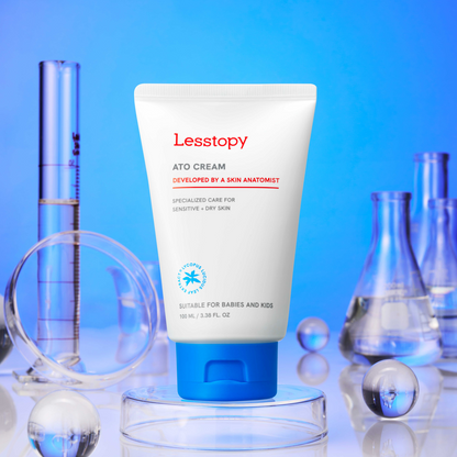 Lesstopy ATO Cream for Kids - Organic, Eczema & Sensitive Skin Care