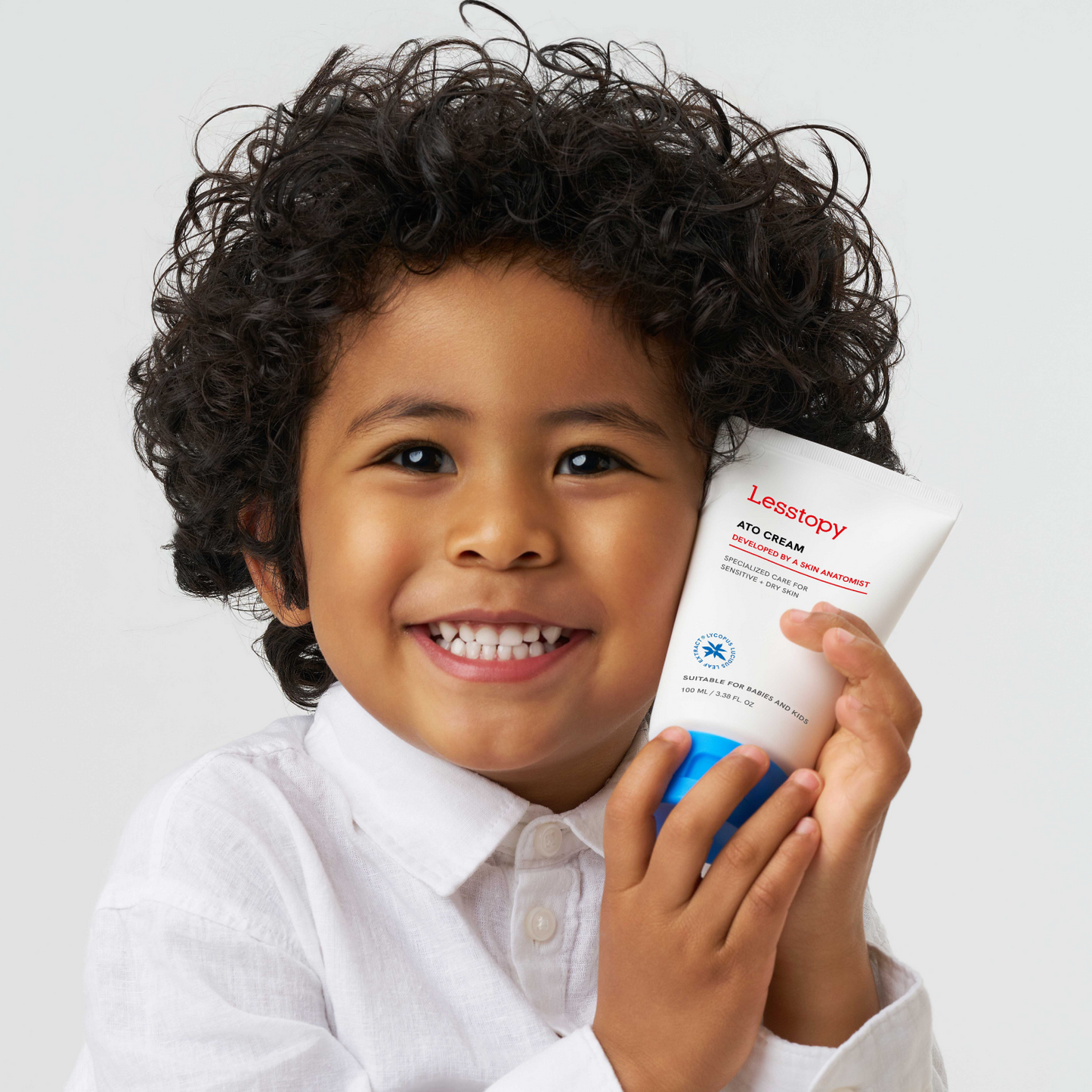 Lesstopy ATO Cream for Kids - Organic, Eczema & Sensitive Skin Care